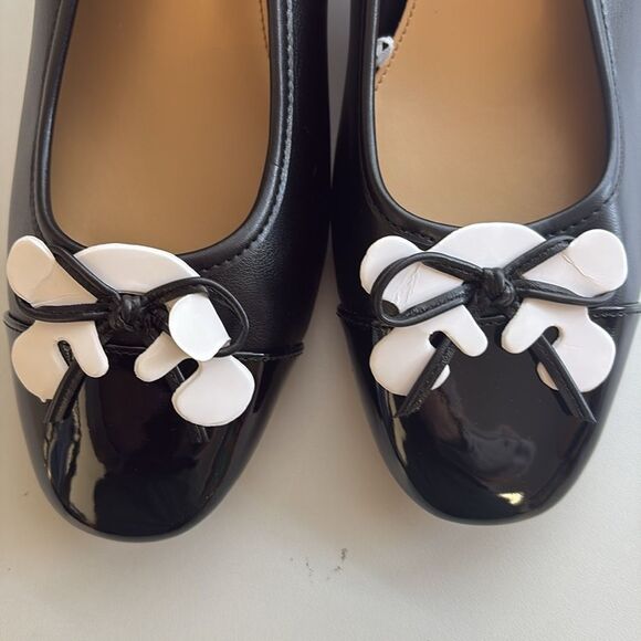 J Crew Cap-toe ballet block heels Womens Size 10 Black - Picture 7 of 11